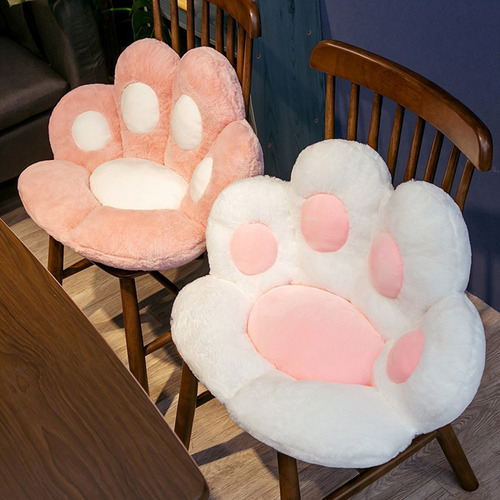 Cojín De Asiento De Dibujos Animados Forma De Pata De Gato