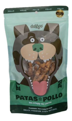 Snack Perros Patas De Pollo C/ Apanado Ciervo (8 Un) - Doggo
