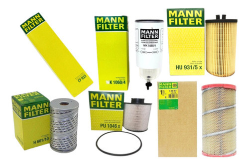 Kit Filtros Revisão Mercedes Lo 915 Om 904 La 2005 Em Diante