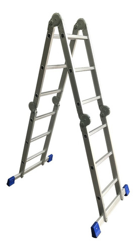 Escalera Articulada Multipropósito 4x3 Con Bandejas