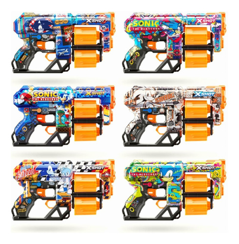 X-shot-skins-series 1-dread (24 Darts) Sonic Hyper Spike