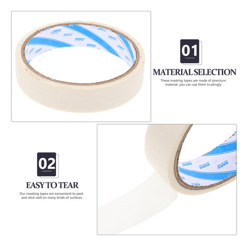 Cinta Adhesiva De Color Beige Con Capacidad Para Escribir 10