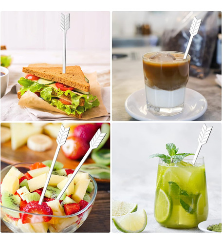 Palillo De Dientes Deayou Para Cocteles De Acero Inoxidable