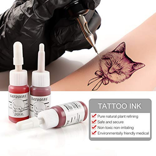 Imagen 5 de 9 de Tinta Para Tatuaje Tatooine Tattoo Ink Set 20 Colores Profes