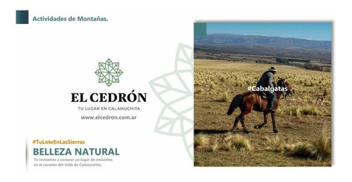 Lotes Y Terrenos De Tus Sueños Sierras De Cordoba Calamuchit