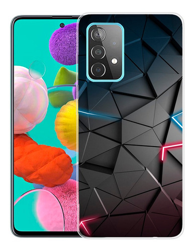 Imagen 1 de 1 de Protector Samsung Galaxy A52 Diseño Triángulos