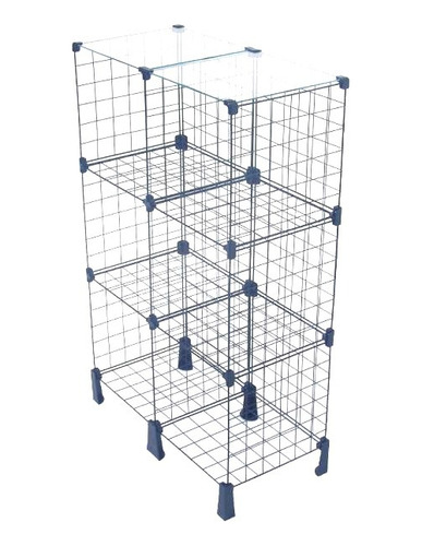 Estante Aramada Com Tampo De Vidro Oferta 0,60 X 1,00 X 0,30