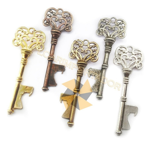 25 Souvenir Destapador Llave Vintage Antigua Casamiento