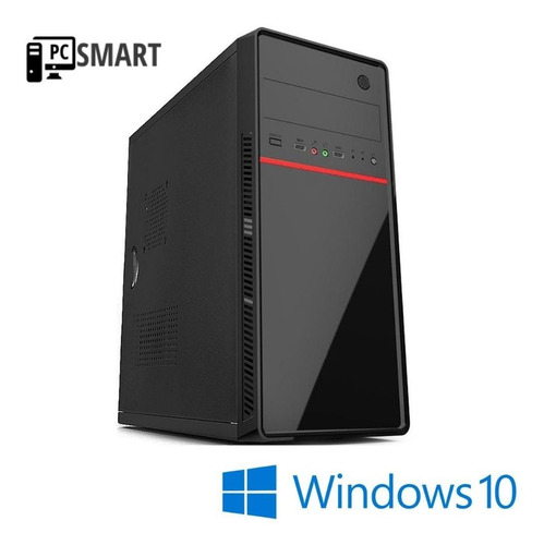 Imagem 2 de 2 de Pc Star Intel Core I3 4gb Ssd 480 Win10 Pró + Programas