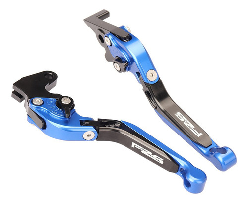 Palancas De Aluminio For Yamaha Fz-s Fzs Fi Fz 3.0 - Azul