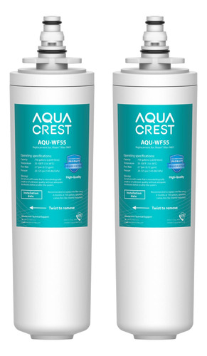 Filtro De Agua Aquacrest , Modelo No.aqu-wf55. Reemplazo Pa.