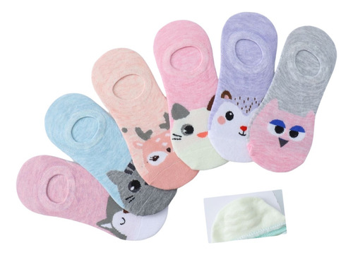 Pack 12. Calcetin Panchita Mujer Qikun. Diseño Perros. Bambú