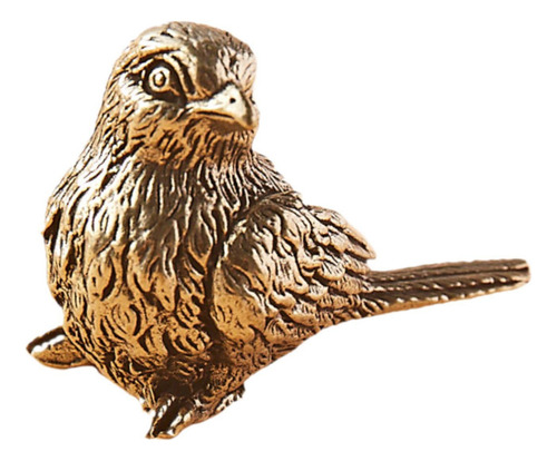 Ft Adorno De Gorrión De Latón, Figura De Gorrión Para