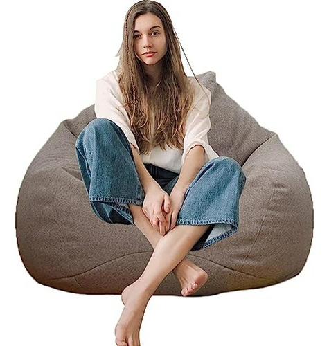 Funda De Sofá Para Bean Bag Lavable, Solo Fundas Suaves