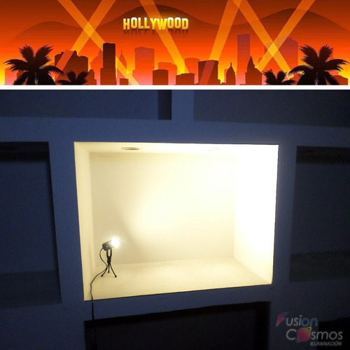 Imagen 7 de 10 de Velador Mesa Lampara Rgb 3w Control Remoto 16 Efectos Color