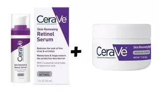 Cerave Kit Skin Renewing Retinol Serum + Night Cream