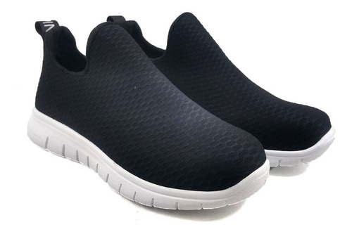 Imagen 4 de 7 de Zapatillas Urbanas Mujer Elastico Tela Livianas Confort