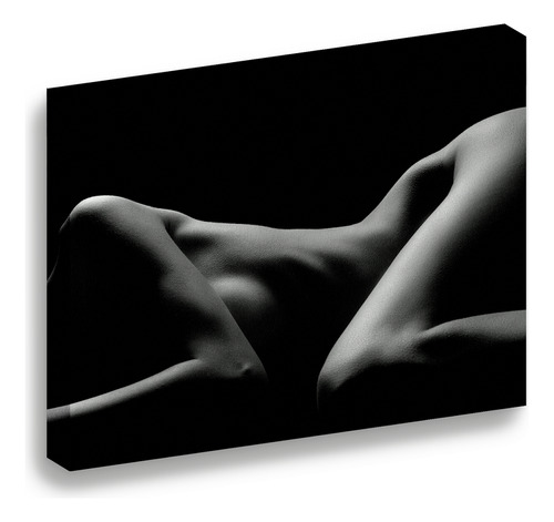 Cuadro Lienzo Canvas Mujer Silueta Desnudo Foto Sala 25*30cm