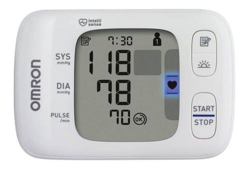Monitor De Presión Arterial De Muñeca Omron Elite Hem-6230 Blanco