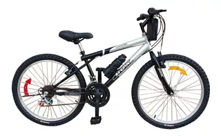 Bicicleta Box Bike Mtb Aro 24 Clásica - Negro & Gris