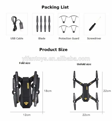 Dron Visuo Xs809hw Nuevo
