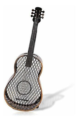 Contenedor De Corcho De Vino Con Forma De Guitarra, Soporte 