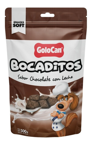 Snack Bocaditos Finos Golocan Chocolate Con Leche 500gr