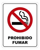 Comprar Señalamientos Seguridad Protección Civil Calibre 40 Color No Fumar