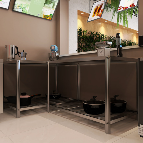 Mesa Inox 90cm Paneleiro Cozinha Area Gourmet Duravel