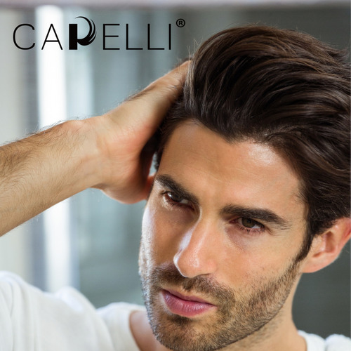 2pz Capelli® 21gr Microfibra Capilar Calvicie Caida Cabello Negro