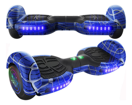 Emaxusa Hoverboard Para Niño Altavoz Bluetooth Luz Led 6.5 6