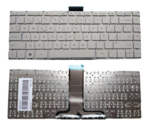 Teclado Hp Stream 14-cb000 14-cb100 Nsk-cx3sq Español Blanco