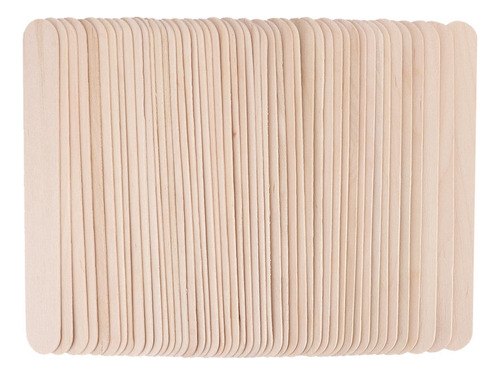 Barras Depilatorias Desechables De Madera, 50 Unidades