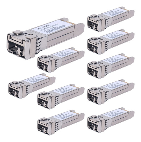 10 Transceptor Sfp+ 10gbase-sr Modulo Lc Multimodo Sfp 10g