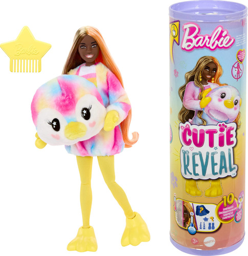 Boneca Barbie Cutie Revela A Cor Dos Sonhos Com Fantasia De