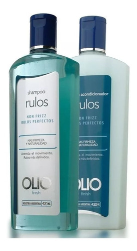Olio Shampoo + Acondicionador - Rulos No Frizz - 420ml