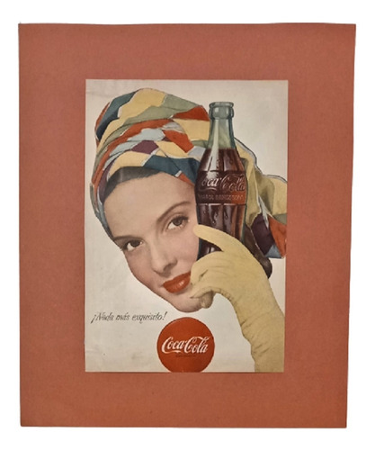 Coca Cola Año 1947. Clipping Recorte Publicidad 