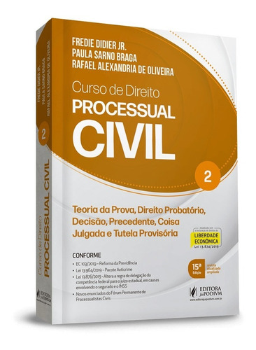 Curso De Direito Processual Civil Vol.2 16ª Edição (2020)
