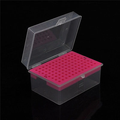 200ul 200 Microlitros Pipeta Pipetas Rack Soporte Caja Caso 