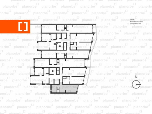Venta De Apartamento Obra Construcción Monoambiente En Centro, Torre Centra Unidad 1407