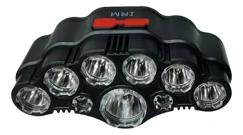 Lampara Foco De Cabeza Con 9 Luz Led Linterna Frontal Recarg