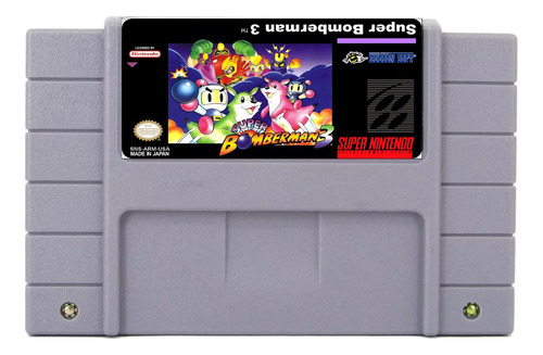 Super Bomberman 3 Americano Super Nintendo Snes