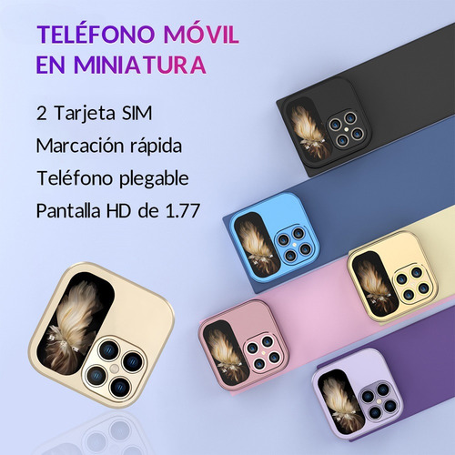 .i17pro Mini Teléfono Plegable 1.77 Pulgadas Dual Sim 2g