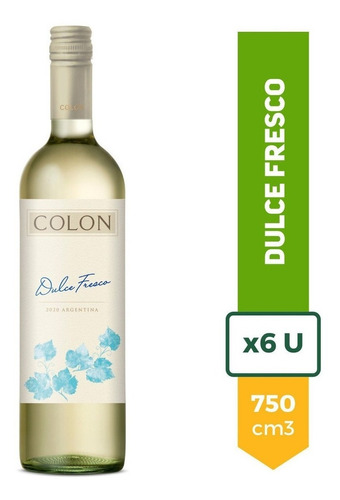 Vino Colon Selecto Dulce Fresco 750ml Caja X6 La Barra