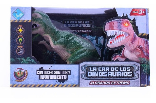 Figura Dinosaurio Alosauro Extremo Dinosaurio Luces Sonido