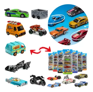 Hot Wheels Conjunto Com 5 Carros Premium Mattel Original