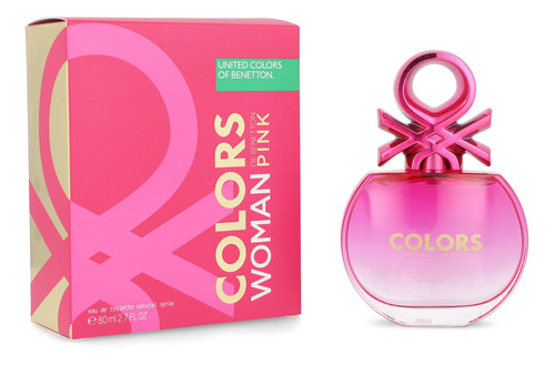 Perfume Para Dama Colors Pink 80 Ml Edt Spray