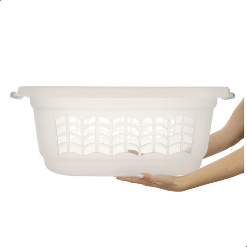 Kit Cesto Plástico Sanremo 32l 6un Cor Transparente