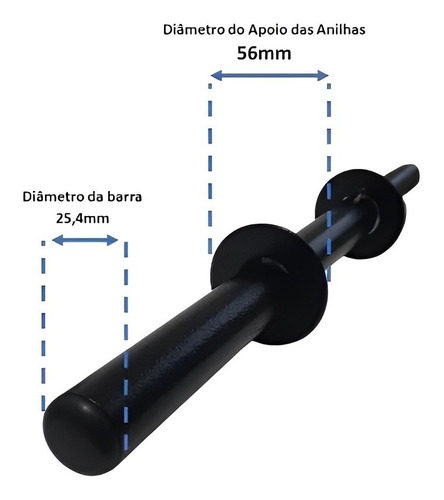 Barra Body Pump + Par Halter 40cm Com Presilhas Lock Press