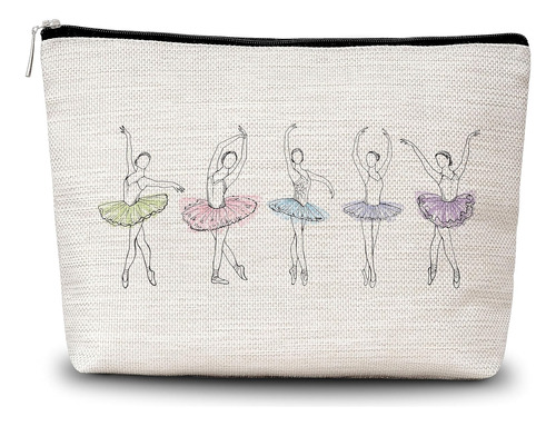 Greoxg Bonita Bolsa De Maquillaje De Bailarina, Regalo De Re